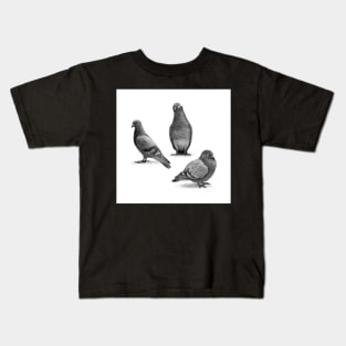 Three Pigeons Kids T-Shirt